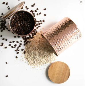 NWT Uncommon James Copper Canister Set